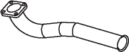 Tubo de escape DINEX 44254