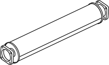 Silenciador central/posterior DINEX 44301