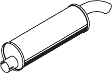Silenciador central/posterior DINEX 44314