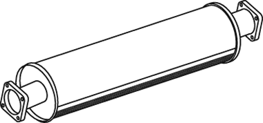 Silenciador central/posterior DINEX 44360