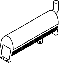 Silenciador central/posterior DINEX 44366