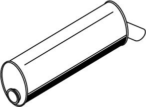 Silenciador central/posterior DINEX 44380