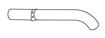 Tubo de escape DINEX 44615