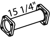 Tubo de escape DINEX 44616