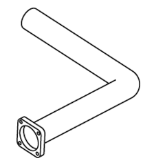 Tubo de escape DINEX 44618