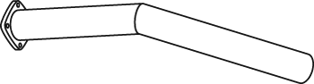 Tubo de escape DINEX 44629