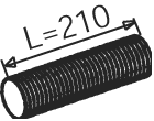 Tubo de escape DINEX 47111