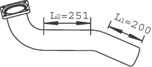 Tubo de escape DINEX 47184