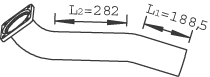 Tubo de escape DINEX 47185