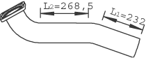 Tubo de escape DINEX 47186