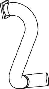 Tubo de escape DINEX 47214