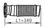 Tubo de escape DINEX 47223