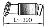 Tubo de escape DINEX 47228