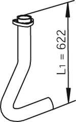 Tubo de escape DINEX 47278