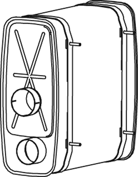 Silenciador central/posterior DINEX 47305