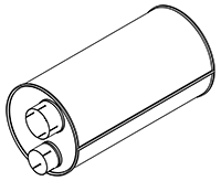 Silenciador posterior DINEX 47359