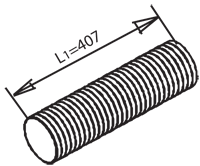 Tubo de escape DINEX 47602