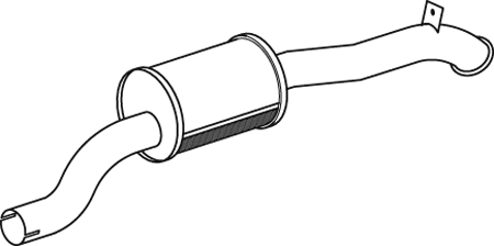 Tubo de escape DINEX 47615