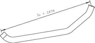 Tubo de escape DINEX 47626