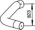 Tubo de escape DINEX 47628