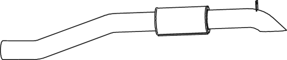 Tubo de escape DINEX 47660