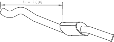 Silenciador posterior DINEX 47696