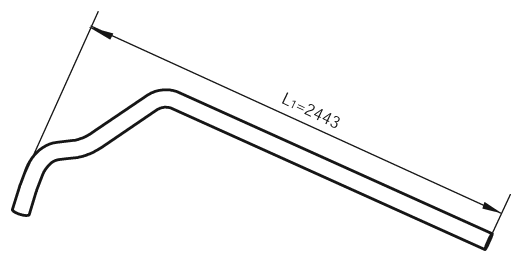 Tubo de escape DINEX 47721