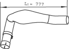 Tubo de escape DINEX 48121