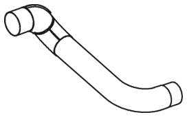 Tubo de escape DINEX 48124