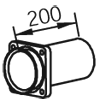 Tubo de escape DINEX 48128
