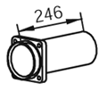 Tubo de escape DINEX 48129