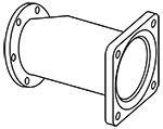 Tubo de escape DINEX 48147
