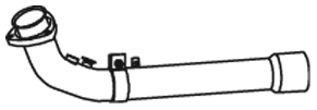 Tubo de escape DINEX 48153