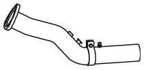 Tubo de escape DINEX 48158