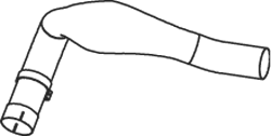 Tubo de escape DINEX 48160
