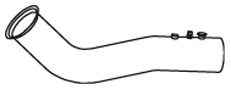 Tubo de escape DINEX 48170
