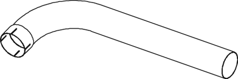 Tubo de escape DINEX 48201