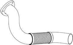 Tubo de escape DINEX 48293