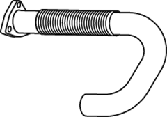 Tubo de escape DINEX 49172
