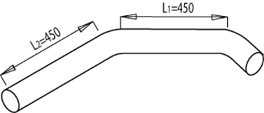 Tubo de escape DINEX 49281