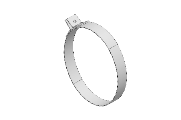 Pieza de fijación, sistema de escape DINEX 49801