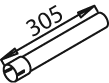 Tubo de escape DINEX 50107