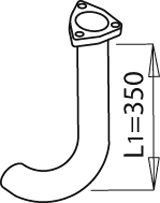 Tubo de escape DINEX 50154