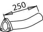 Tubo de escape DINEX 50166