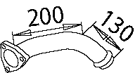 Tubo de escape DINEX 50233