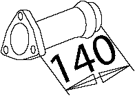 Tubo de escape DINEX 50236