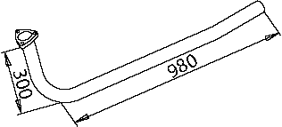 Tubo de escape DINEX 50248