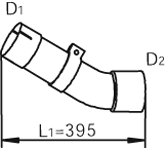 Tubo de escape DINEX 50249