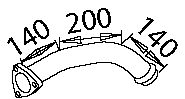 Tubo de escape DINEX 50291