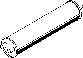 Silenciador central/posterior DINEX 50315